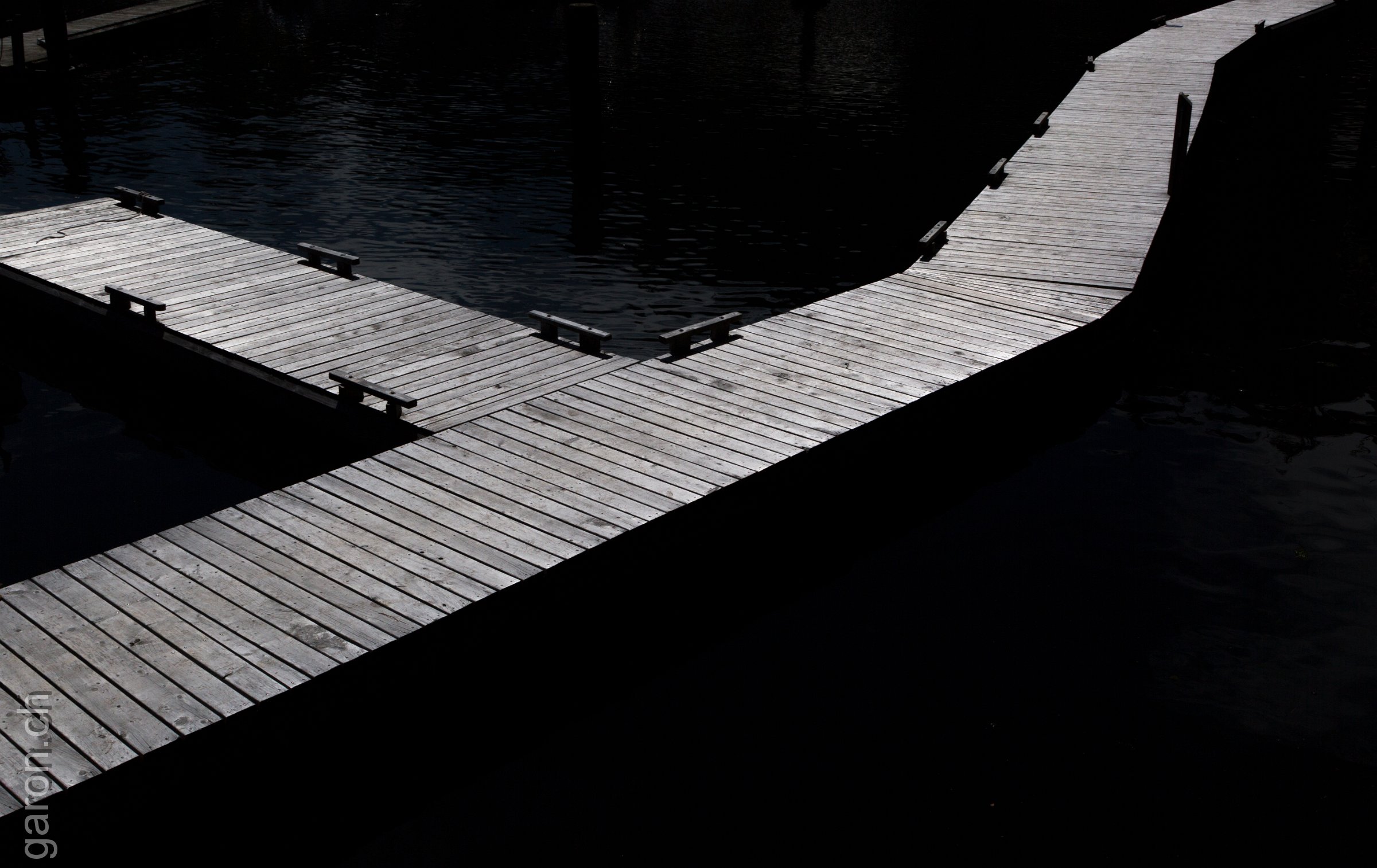 British Columbia,Telegraphe Cove, wooden boardwalk 