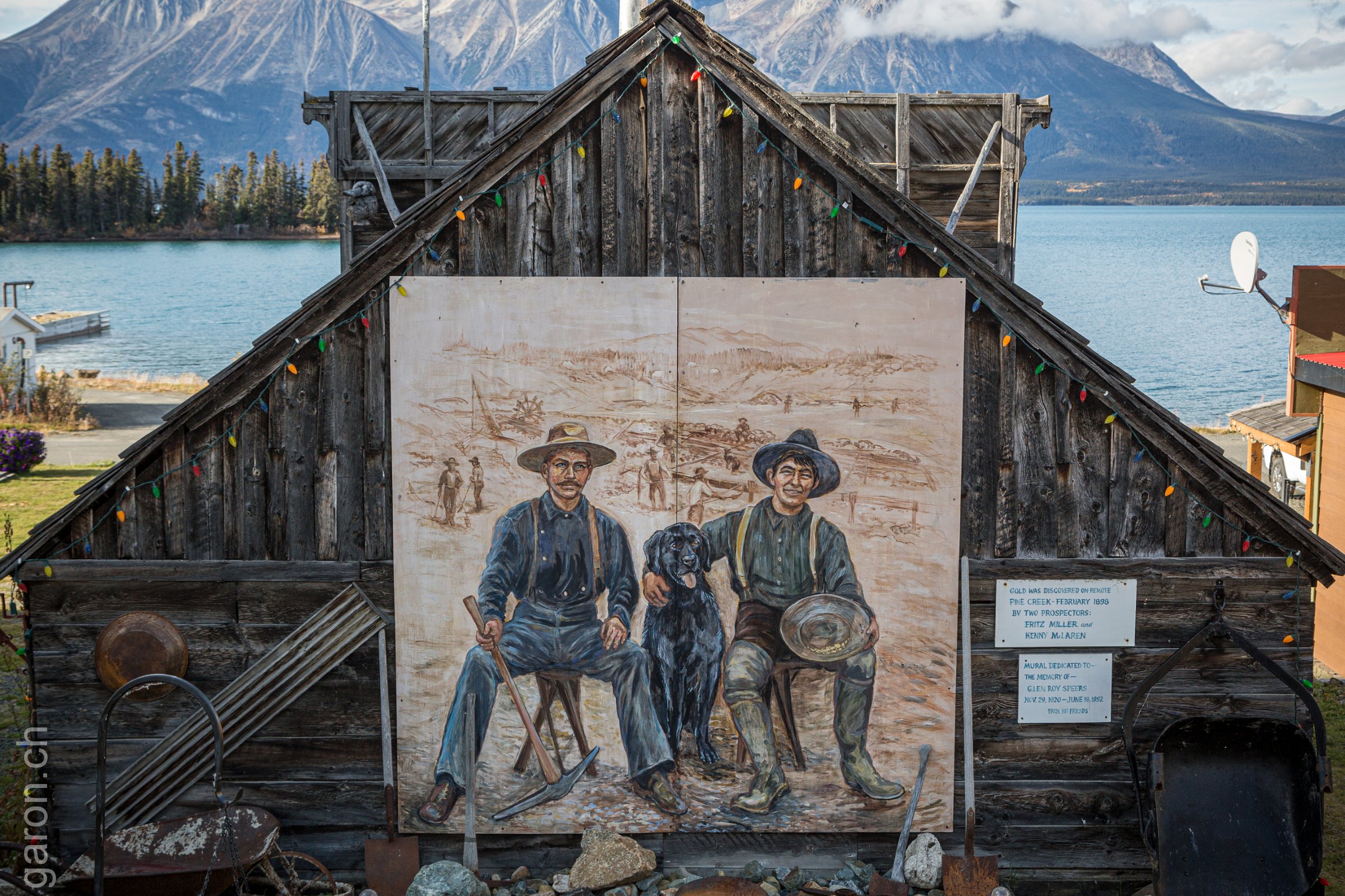 British-Columbia, Atlin, first two successful prospectors 