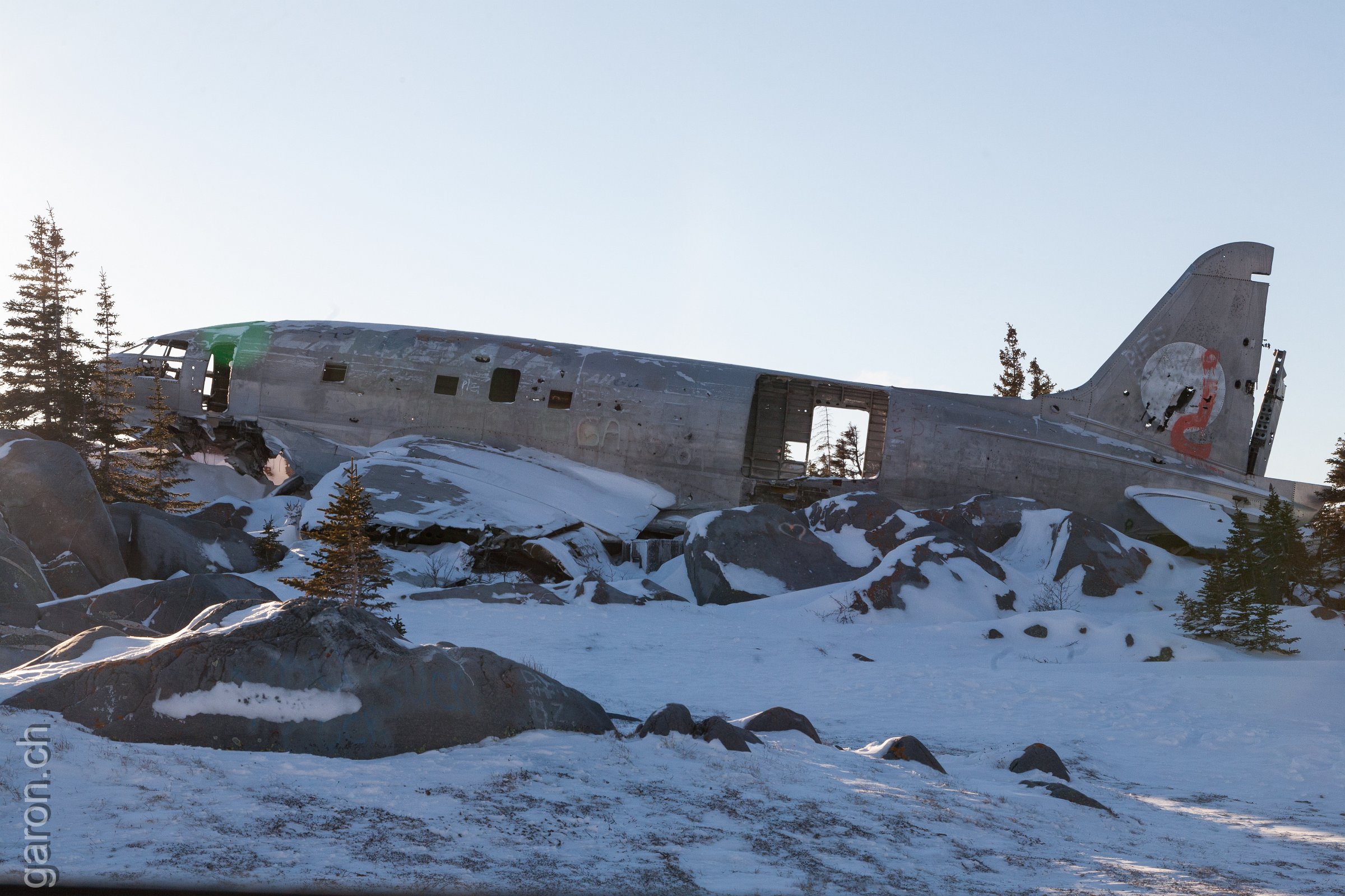 Manitoba, Churchill, Amundson Road Miss Piggy Plane Wreck