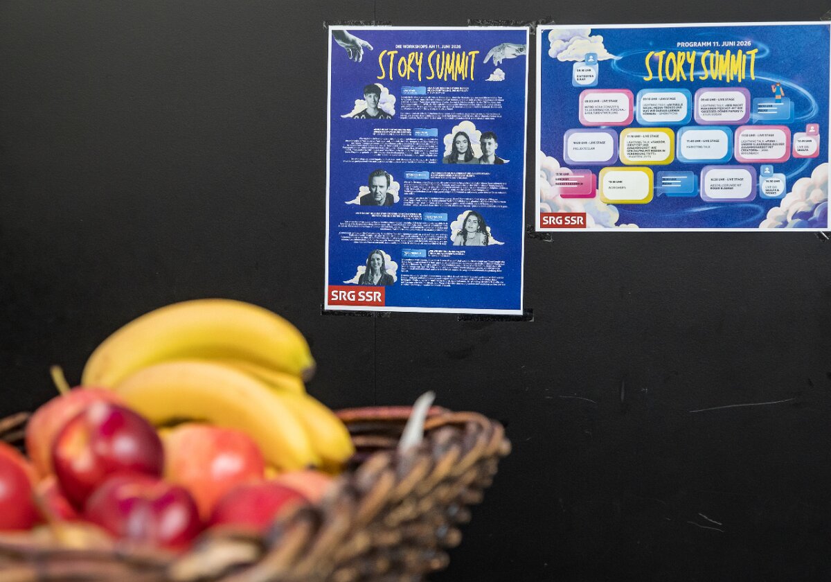 SRG SRG Interne Weiterbildung zum Thema Story Telling
