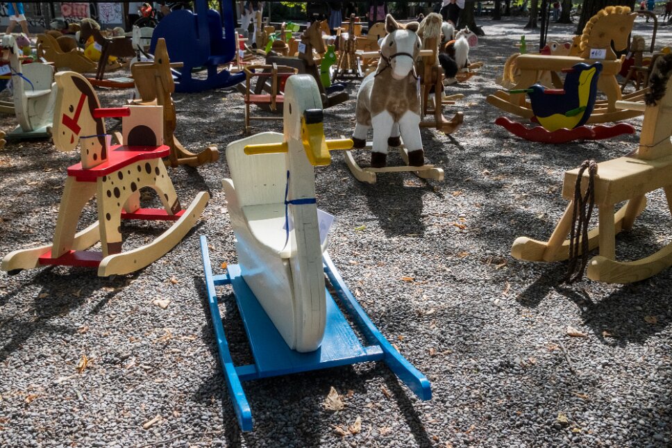 Lindenhof, Ausstellung Schaukeltiere