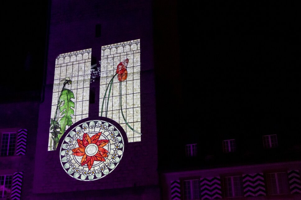 Lichtfestival: 'Windows of Murten'