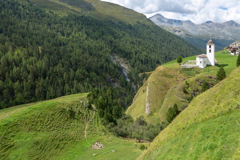 Aversertal, Reformierte Kirche Avers-Cresta