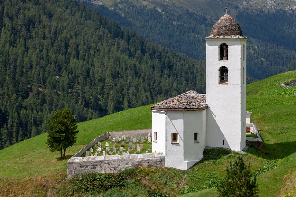 Aversertal, Reformierte Kirche Avers-Cresta