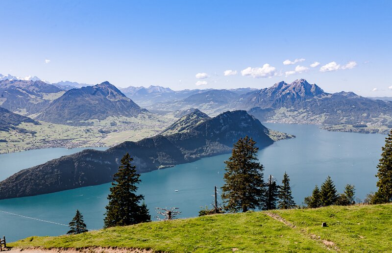 Rigi, Blick zum Bürgenstock