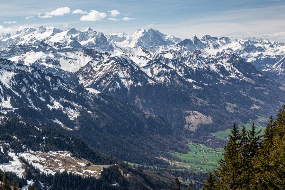 Stanserhorn, Blick aus der Bergstation