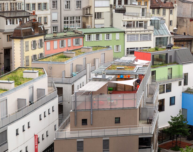 Lausanne, le Flon