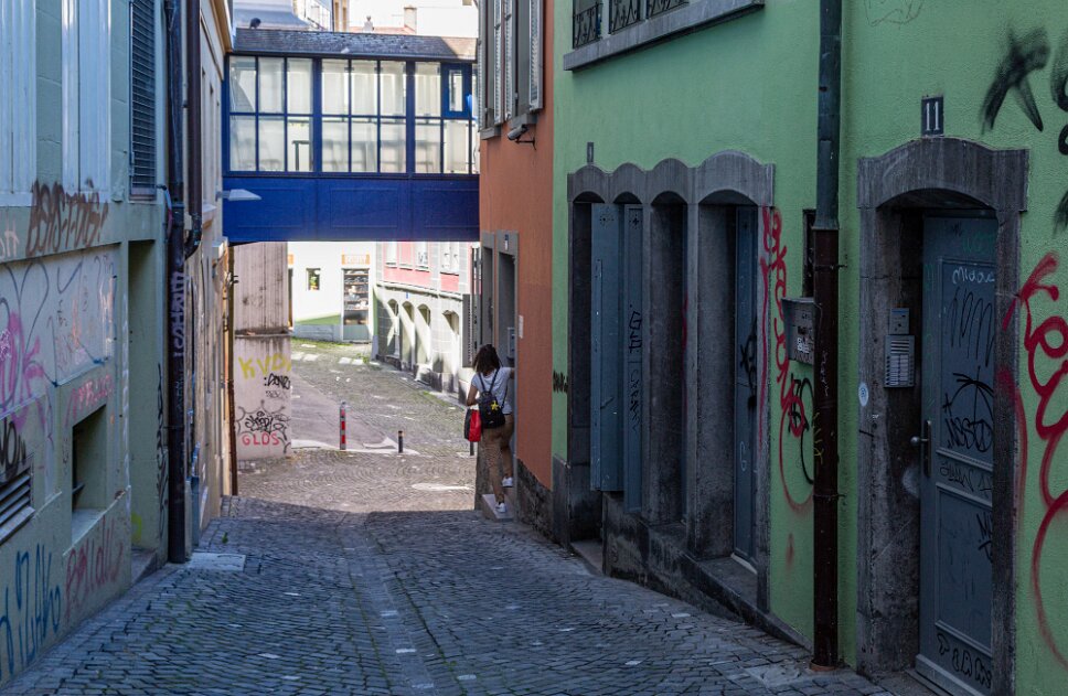 Lausanne, le Flon