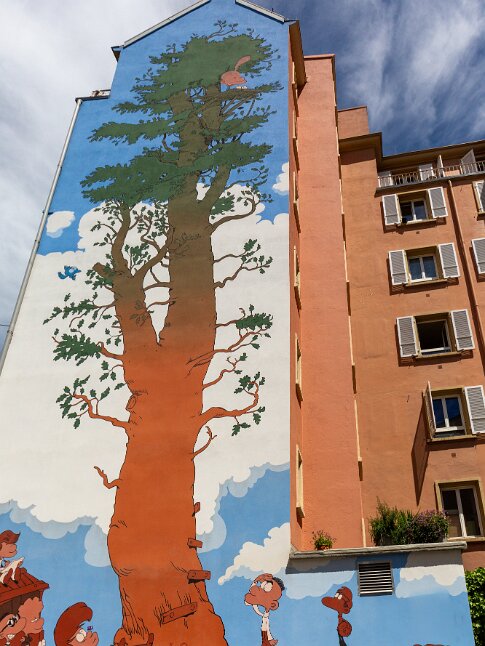 Lausanne, le Flon