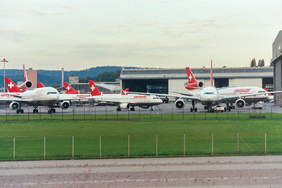 Kloten, 2001 Swissair Grounding