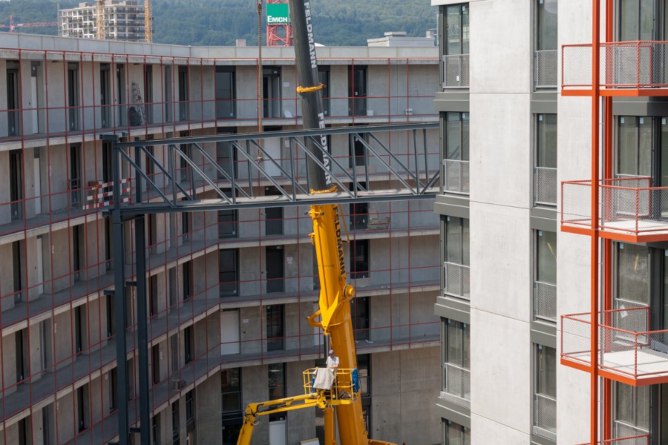 Leben in der Baustelle Zwicky Süd